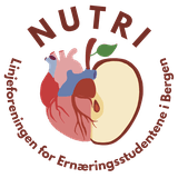 NUTRI - Linjeforeningen for Ernæringsstudentene i Bergen.  logo