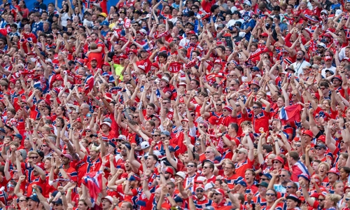 Gratis visning av Norge-England i Nygårdsparken - Fifa fotball-VM 2026