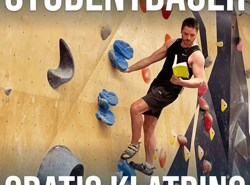 Student days at Bergen Climbing Center
