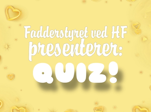 Fadderstyret hoster Quiz!